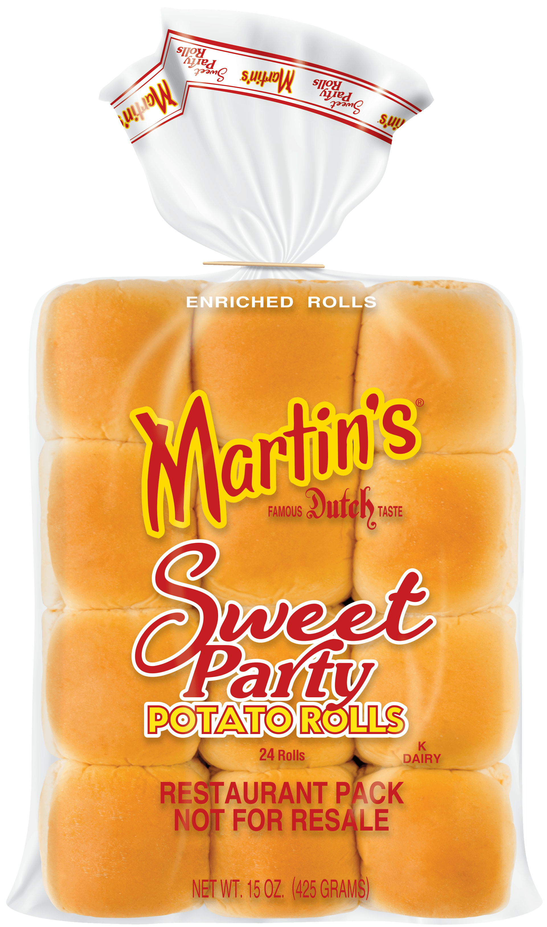 PAIN MARTIN'S SWEET PARTY (MINI BURGER) VENDU PAR 18