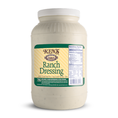 SAUCE BLANCHE RANCH KEN'S ( filet o Fish & poulet ) - GALLON 3,9 Kg