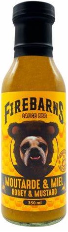 FIREBARNS SAUCE BBQ HONEY MUSTARD VENDU PAR 12 UVC