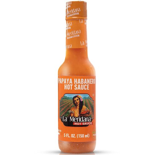 SAUCE PIQUANTE LA MERIDANA PAPAYA HABANERO VENDU PAR COLIS DE 24 UVC