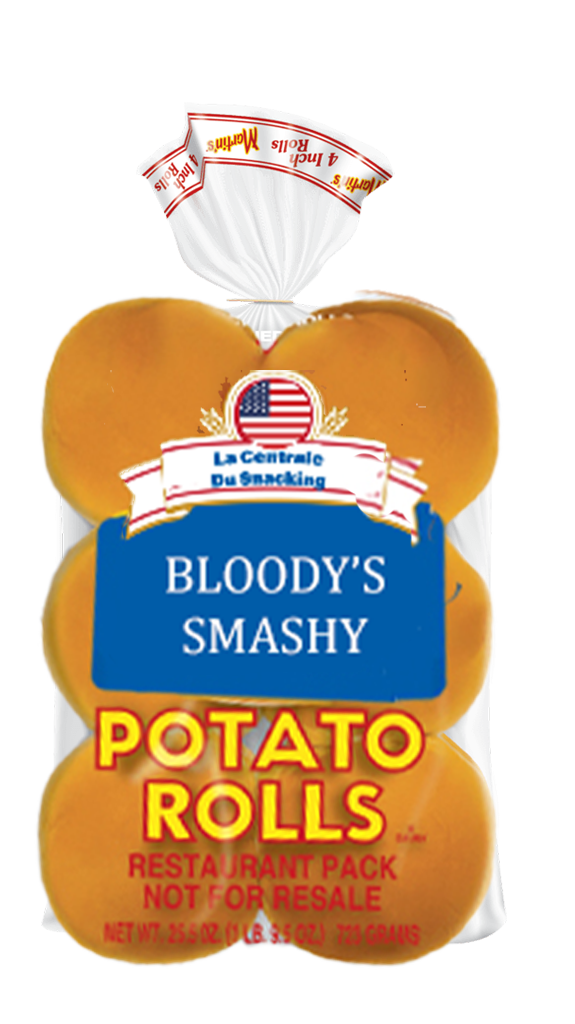 PAIN BLOODY'S SMASHY 10 cm POTATO  PAR  17 COLIS