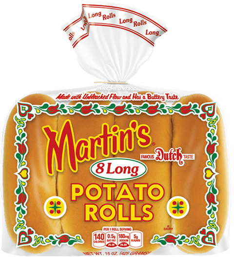 PAIN HOT DOG MARTIN'S 15 CM VENDU PAR 36 COLIS  DE 64 UVC
