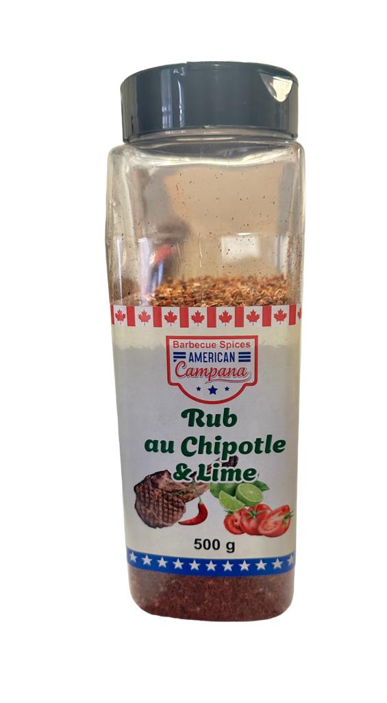 EPICES RUB AU CHIPOTLE & LIME AMERICAN CAMPANA 500gr VENDU PAR 12 UVC