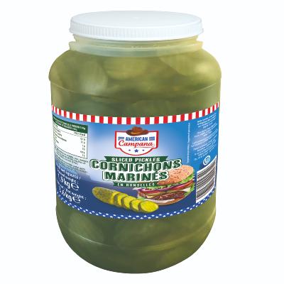 CORNICHONS RONDELLES PICKLES 3.6 KG CAMPANA 