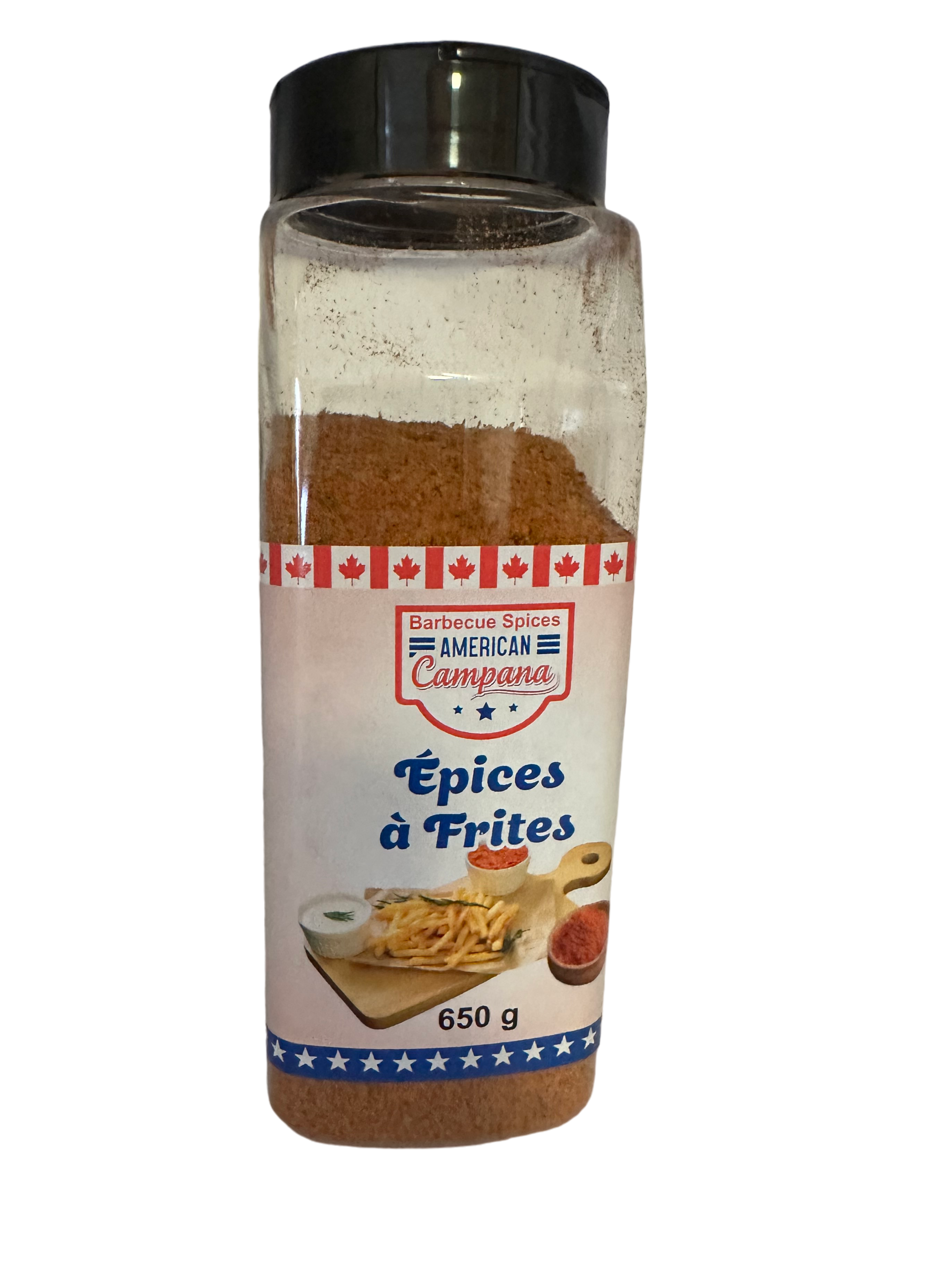 EPICES A FRITES AMERICAN CAMPANA 650 gr VENDU PAR CARTON DE 12 UVC