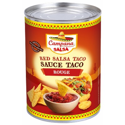 SAUCE TACO ROUGE 3KG CAMPANA SALSA