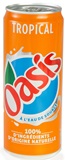 CANETTE OASIS TROPICAL 33 CL VENDU PAR 24 UVC