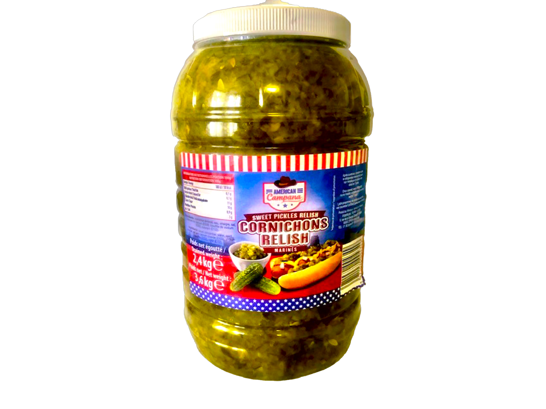 CORNICHON RELISH 3,6 KG CAMPANA