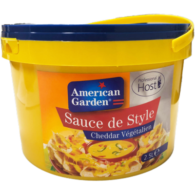 SAUCE CHEDDAR 2,5 KG AMERICAN GARDEN  