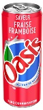 CANETTE OASIS FRAISE FRAMBOISE 33 CL VENDU PAR 24 UVC