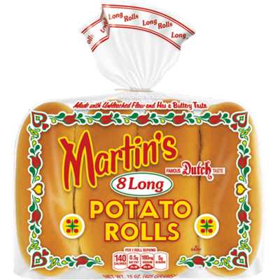PAIN HOT-DOG POTATOES MARTIN'S 15 cm  - VENDU PAR 18 COLIS DE 64 UVC